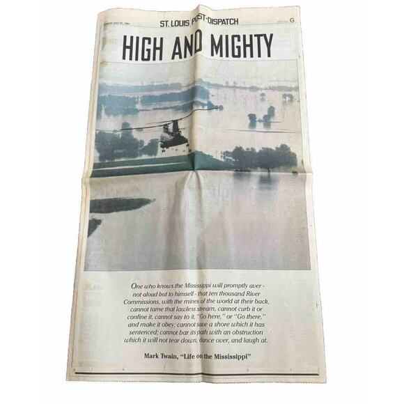 St Louis MO Flood 1973 & 1993 Pictorial and Editorial Summary Collector Edition - Picture 5 of 6